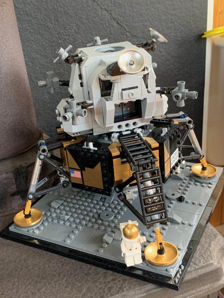 Lego model of the Lunar Excursion Module